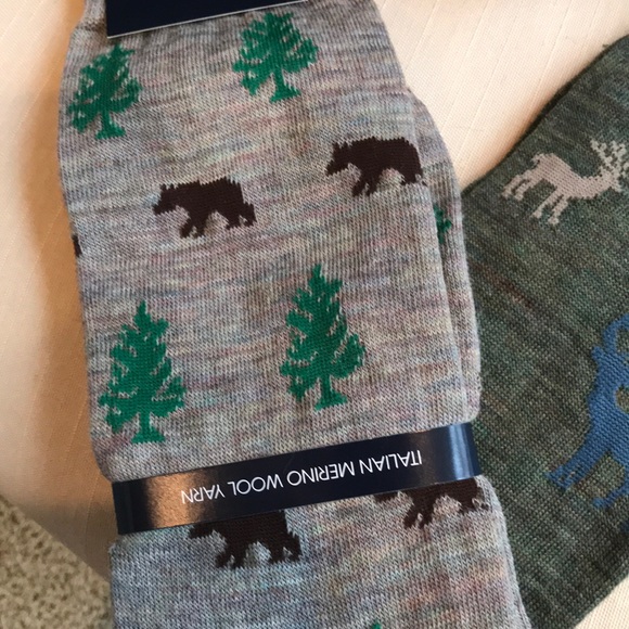 Cremieux Italian Wool Yarn Sock Set 3 pairs NWT - Picture 3 of 7